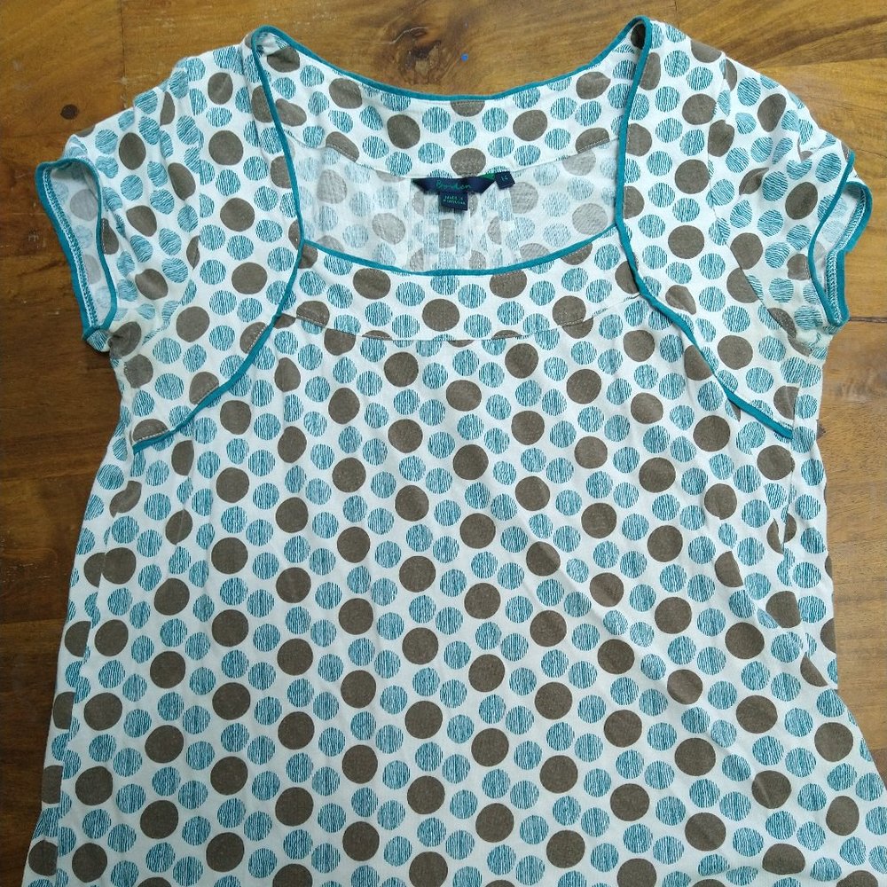 Short-sleeved Boden top, size 14 UK (10 US)